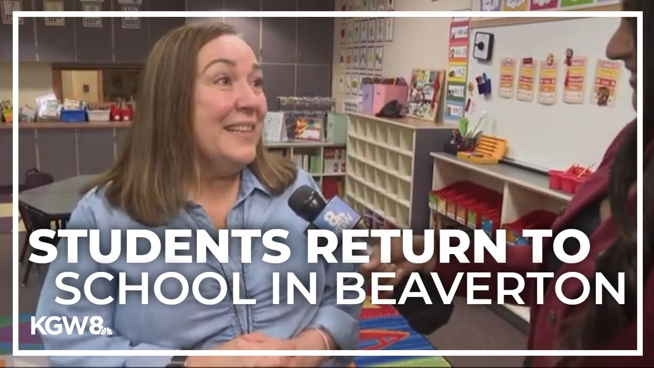 Principal Of Beaverton Elementary School Talks About First Day Of