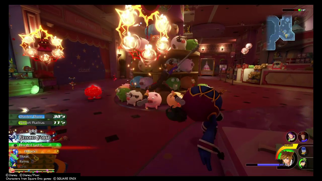 KINGDOM HEARTS Ⅲ - Ancient Light Finisher