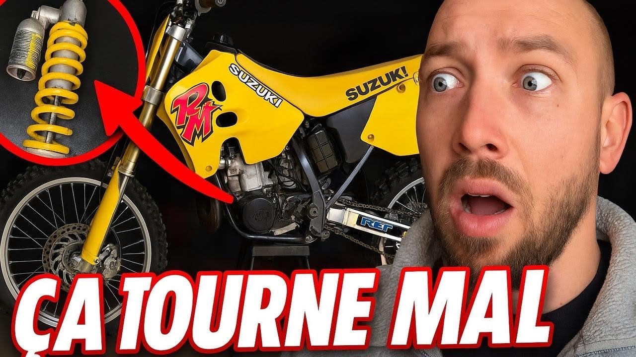 Restauration RM 250 1993 EP02 : Rien ne se passe comme prévu ! (j’ai fait la boulette 😩)