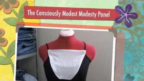 How to Make a Modesty Panel w/Free Pattern