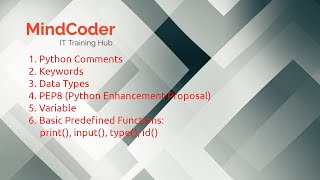 #3 Python Basics | Python Industrial Training
