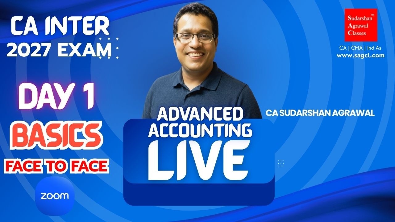 CA Inter Advanced Accounting | 1st LIVE Class | 25 March 2026 | 2:15 PM ...