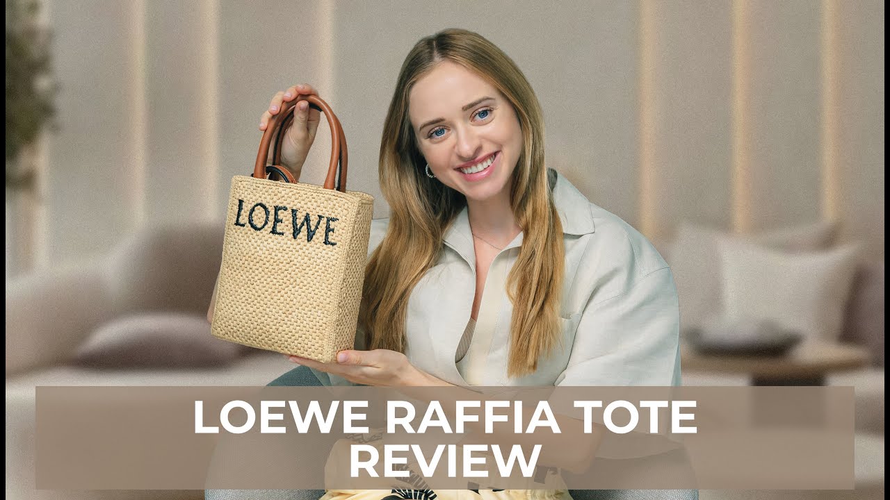 UNBOXING! Been on the hunt for this @loewe raffia tote and finally