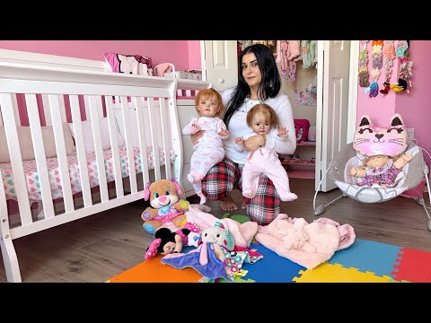 REALISTIC MORNING ROUTINE WITH MY 2 TWIN REBORN BABIES