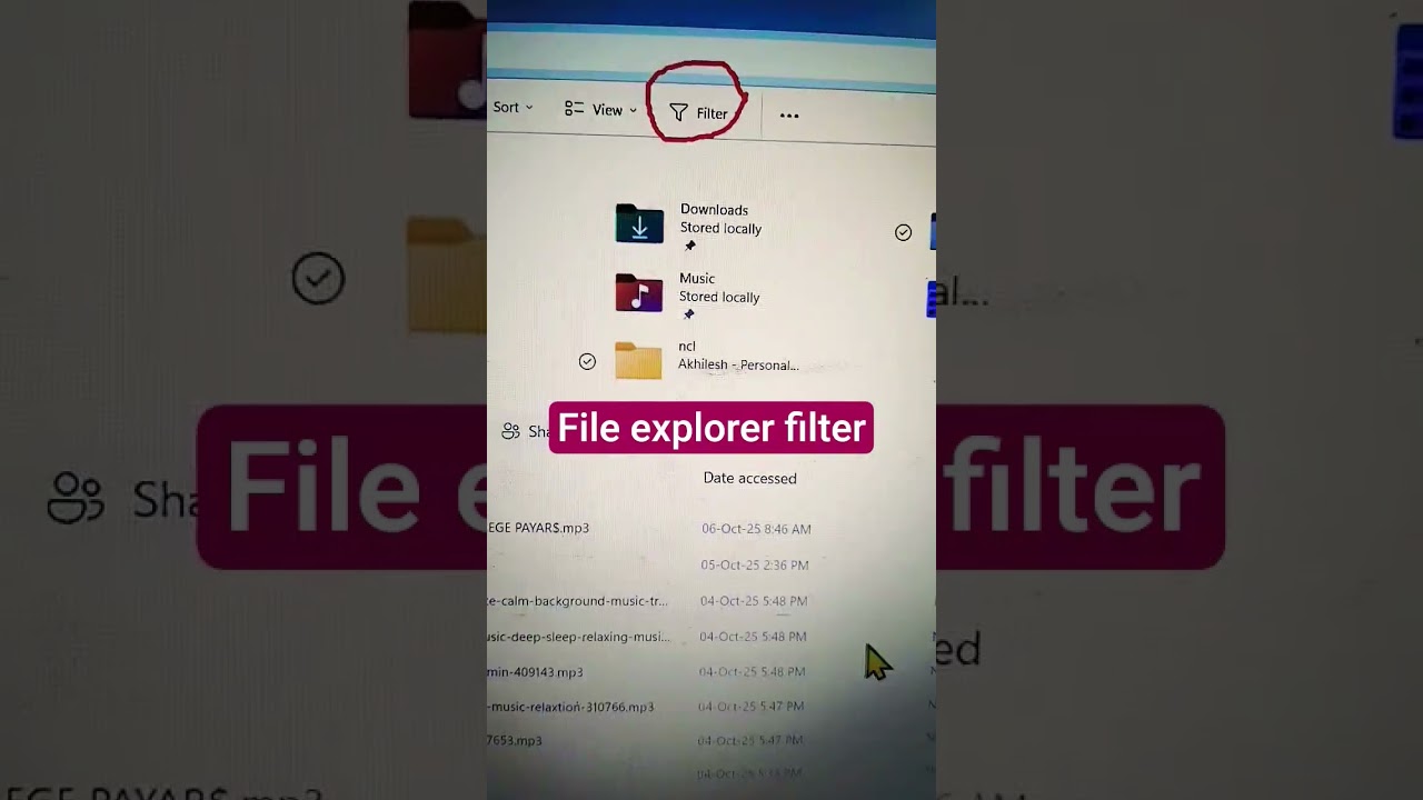 💻 File Explorer Filter Ka Use Kya Hai 😱 | Hidden Windows Trick 2025 | Computer Tips in Hindi