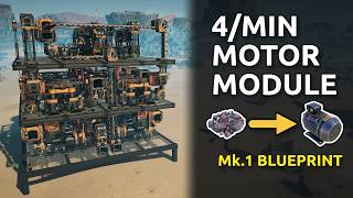 4/min Motor Module in a Mk.1 Blueprint Designer | Satisfactory Blueprints
