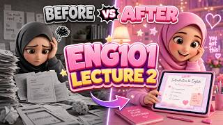 🌸 ENG101 Lec 2: 𝐆𝐎𝐎𝐃𝐁𝐘𝐄 𝐁𝐎𝐑𝐈𝐍𝐆 𝐇𝐀𝐍𝐃𝐎𝐔𝐓𝐒! 📚 | Learning Made Beautiful ✨🧸