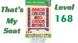 That's My Seat Level 168 Walkthrough | Puzzle Game Solution by SolutionGuruji