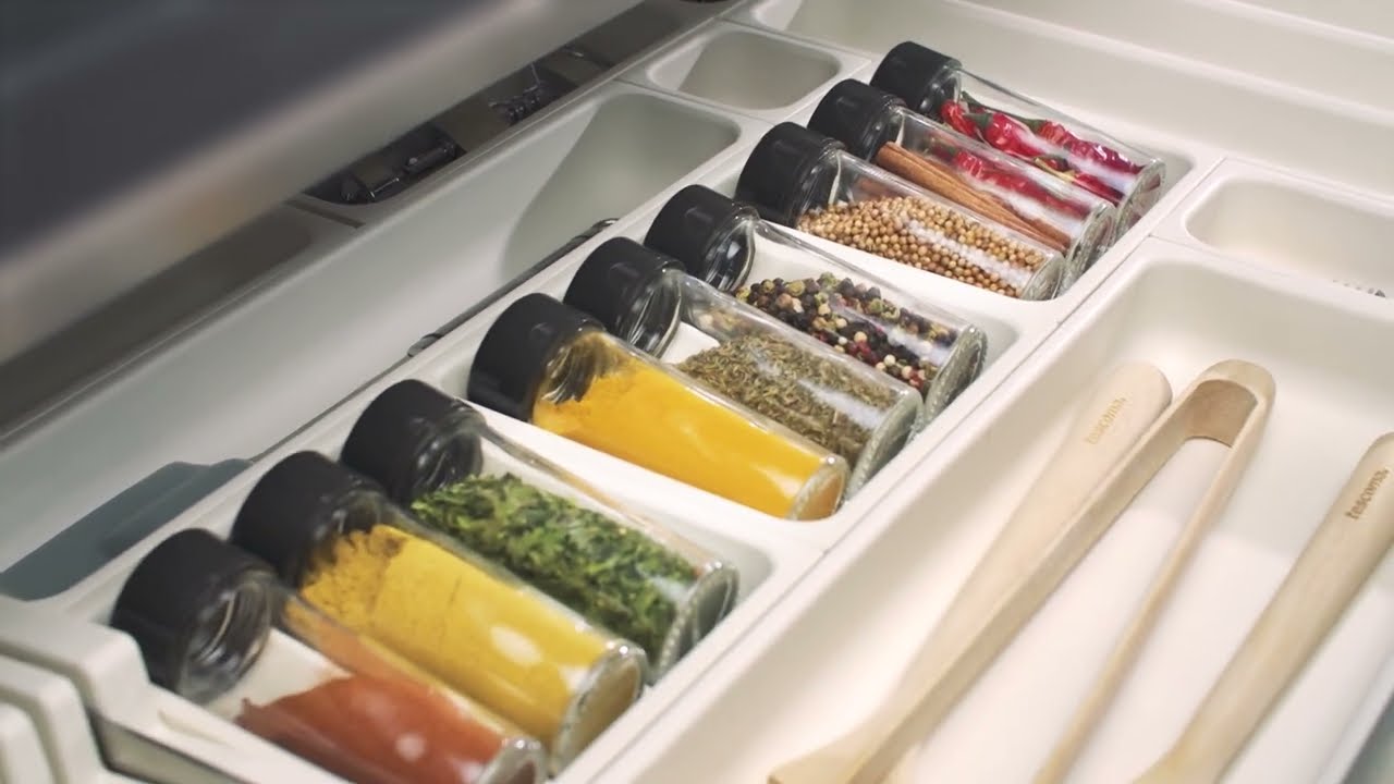 Spice jar tray 148 × 148 mm FlexiSPACE