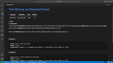 Find Missing and Repeated Values | Leetcode: 2965 | DSA IN JAVA | #dsa #algorithm