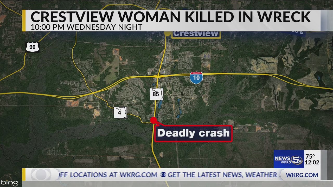 1 dead after singlevehicle crash in Crestview YouTube