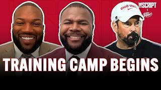 Training Camp Begins! Running Back by Committee Strength of Defense Kicking Game Stinks! | Script