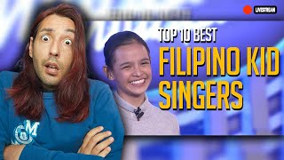 Top 10 BEST Filipino Kid Singers on Talent Shows Worldwide! Live Reaction