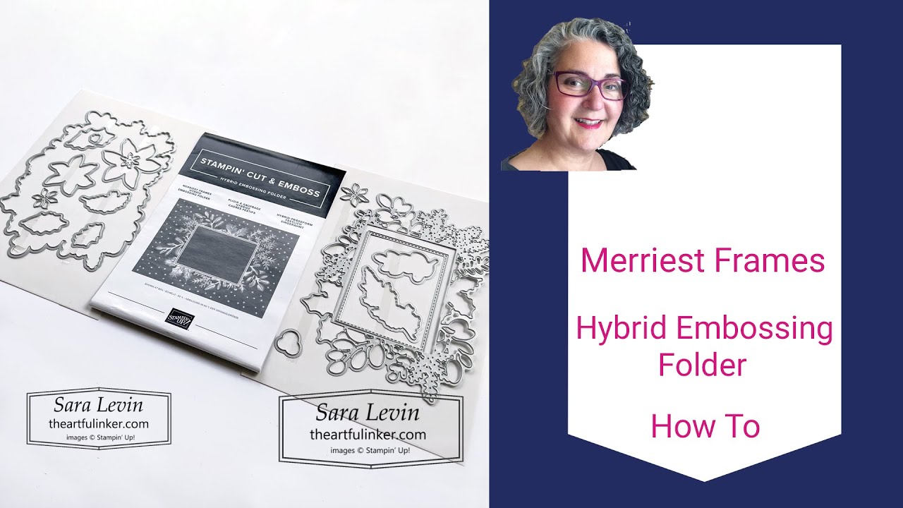 Merriest Frames Hybrid Embossing Folder How To - YouTube
