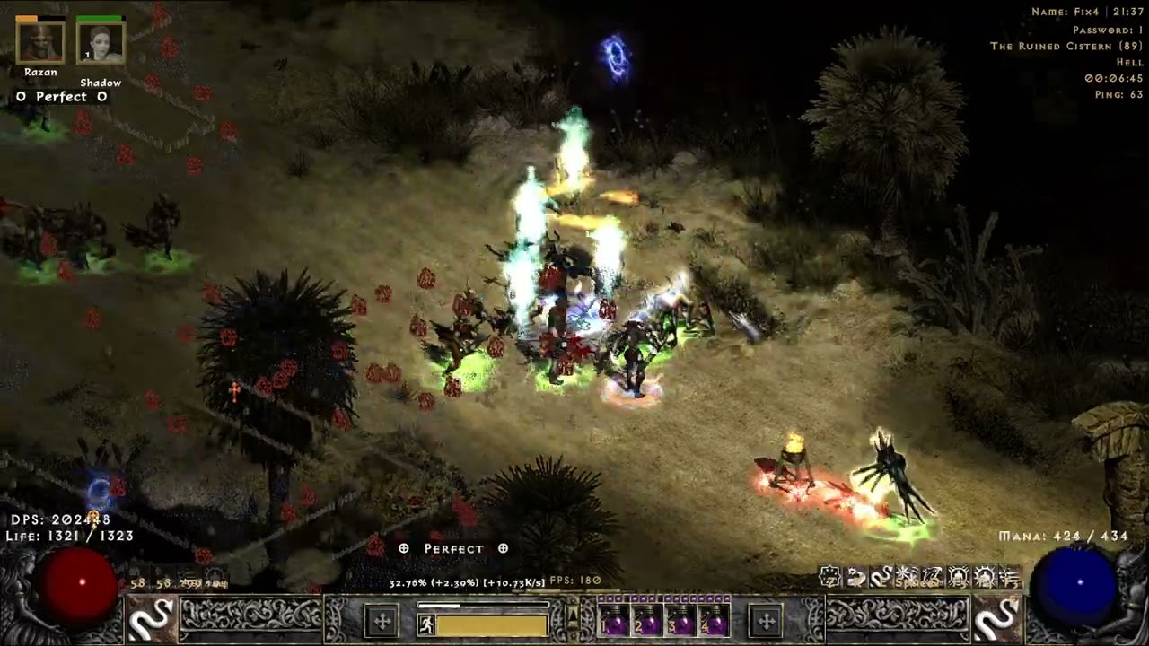 PD2 S11 Dragon Tail Assassin(KickSin) 163% Ruined Cistern(fortify) Mapping