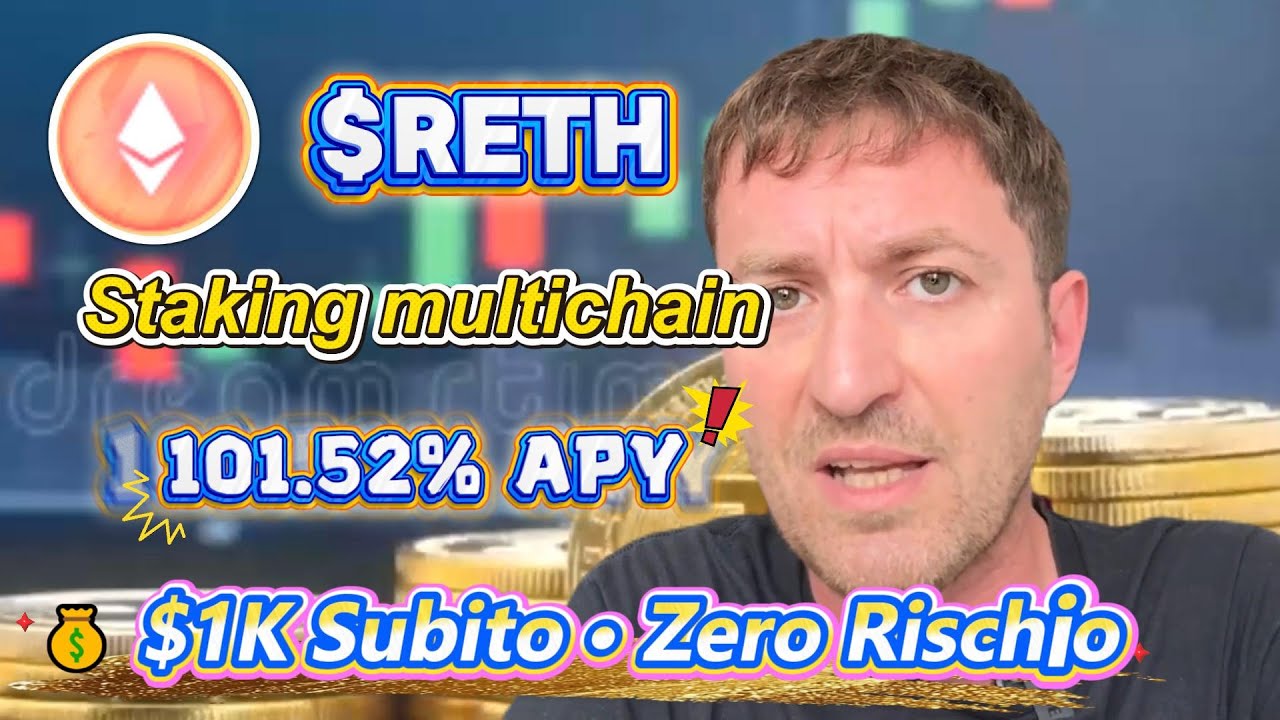 $rETH staking: strategie per chi ha poco tempo e vuole rendimento annuo 101.52%