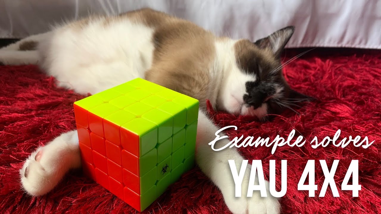 Example solves de 4x4 usando Yau! - YouTube
