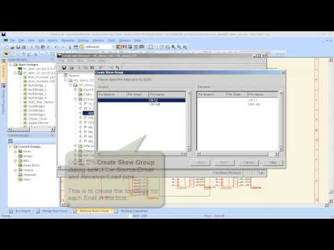 CADSTAR: Constraining Busses with Skew
