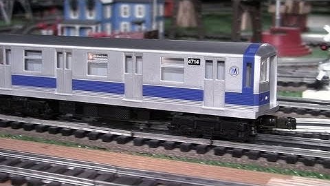MTH RailKing MTA R42 (PS1) O-Gauge Subway Set in True HD 1080p