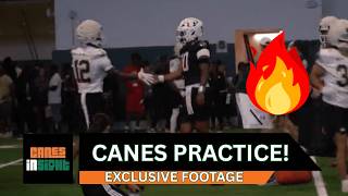 Raw Footage Miami Hurricanes Spring Practice Canesinsight Exclusive