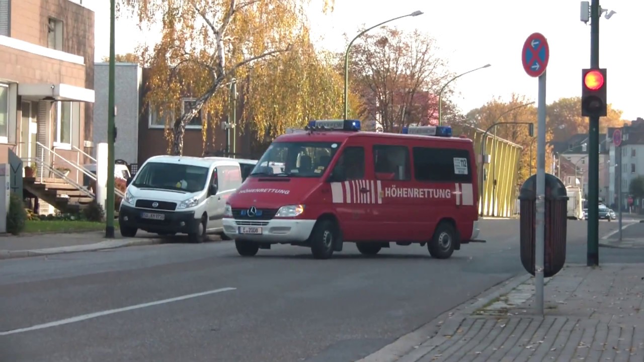 Feuerwehr Essen Löschzug+GW-Höhenrettung+WAL-Reserve+LRF+RTW-N FW1