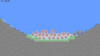Physics Test 1 Terraria Clone XNA