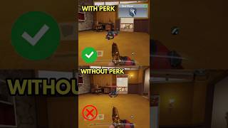 Dead Silence Perk With vs Without Perk in COD Mobile | Call of Duty Mobile