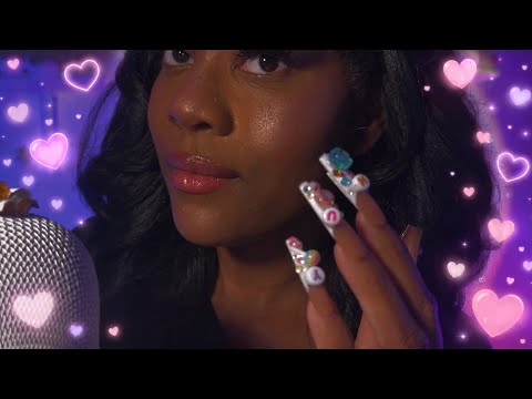 ASMR Clicky Whisper Ramble 💎 Mannequin Tapping, Crystal Candy, Affirmations & Mic Scratching.