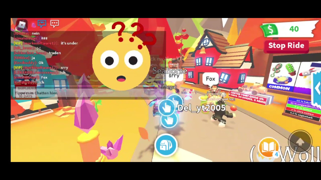 Roblox Adopte Me Trading Mega Neon Seahorse Pets Fair Trade  Family ☆DEL☆ & Fox Lustig... 😜💯💣💣💣💥