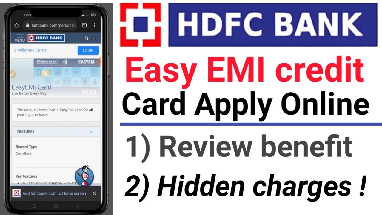HDFC Bank Easy EMI Credit Card Apply Review Benefit Hidden Charges hdfc-bank-easy-emi-credit-card-apply-review-benefit-hidden-charges