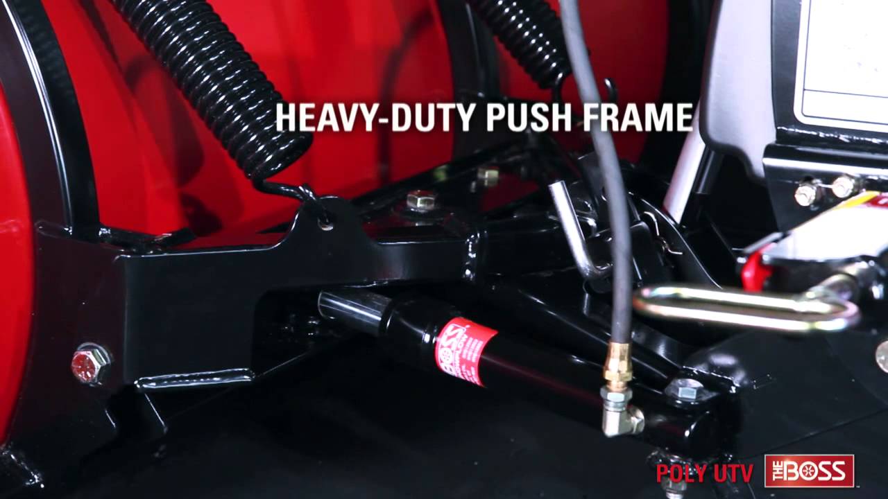 Poly UTV Straight Blade Plow Features YouTube