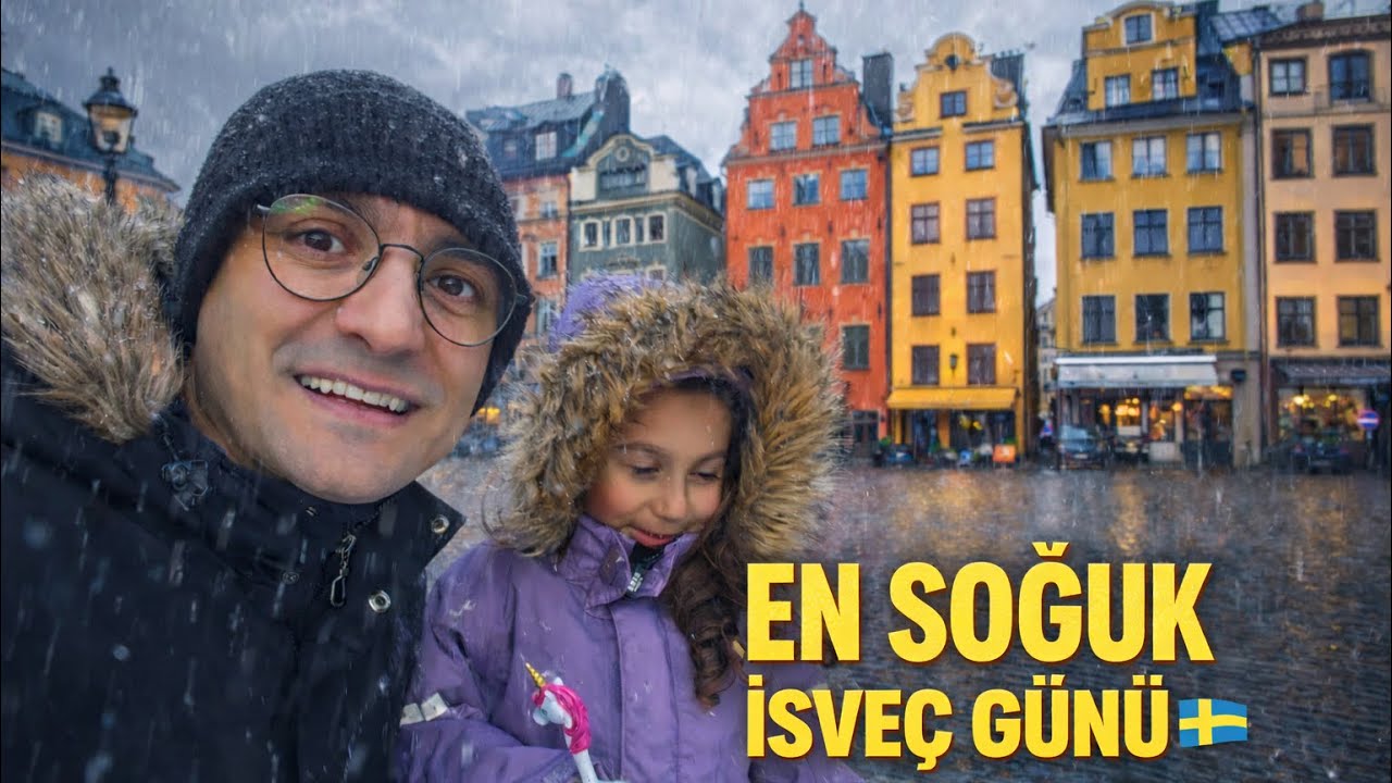 İsveç’te Donmuş Denizin Üzerinde Yürüdüler! 🇸🇪 #Stockholm #NordicLife #YılanBalığı #isveç #kış #gezi