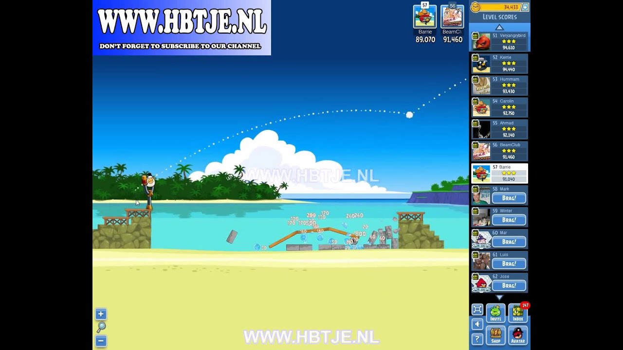 Angry Birds Friends Tournament Week 63 Level 5 high score 100k (tournament 5)