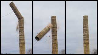 Sheridan Carnation Smokestack Demolition