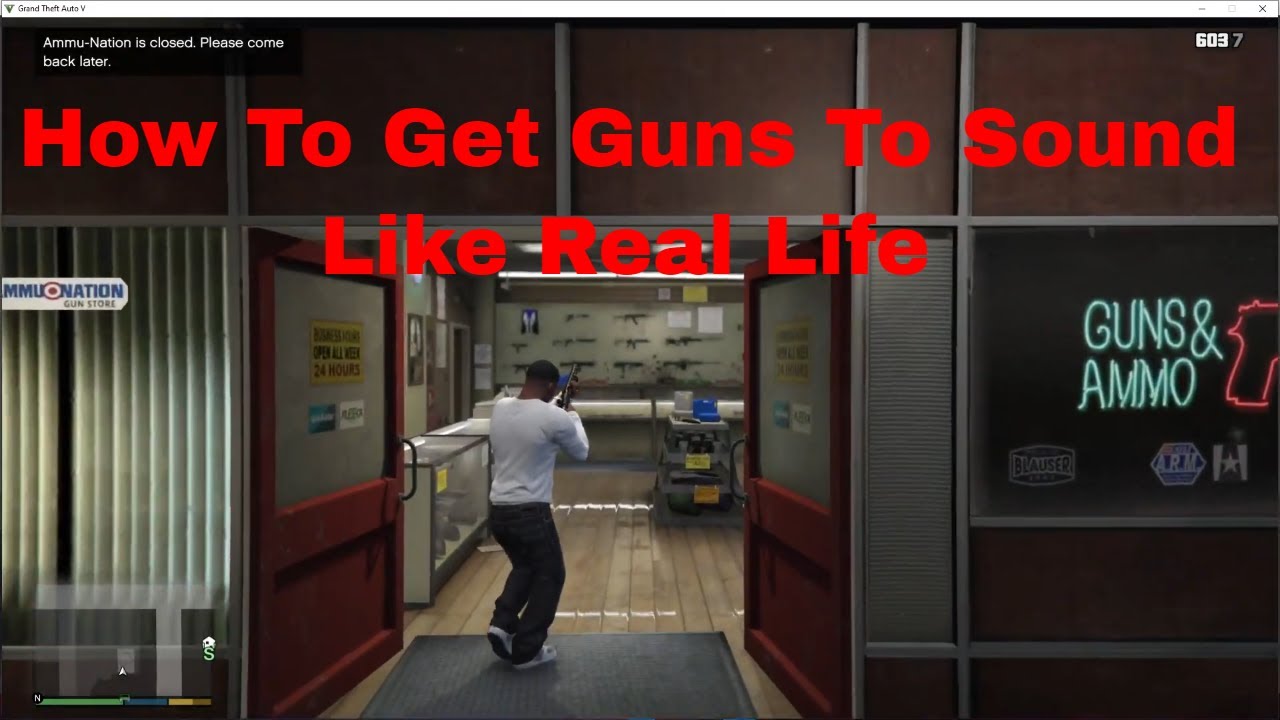 How To Install Real Gun Sounds In GTA V - YouTube