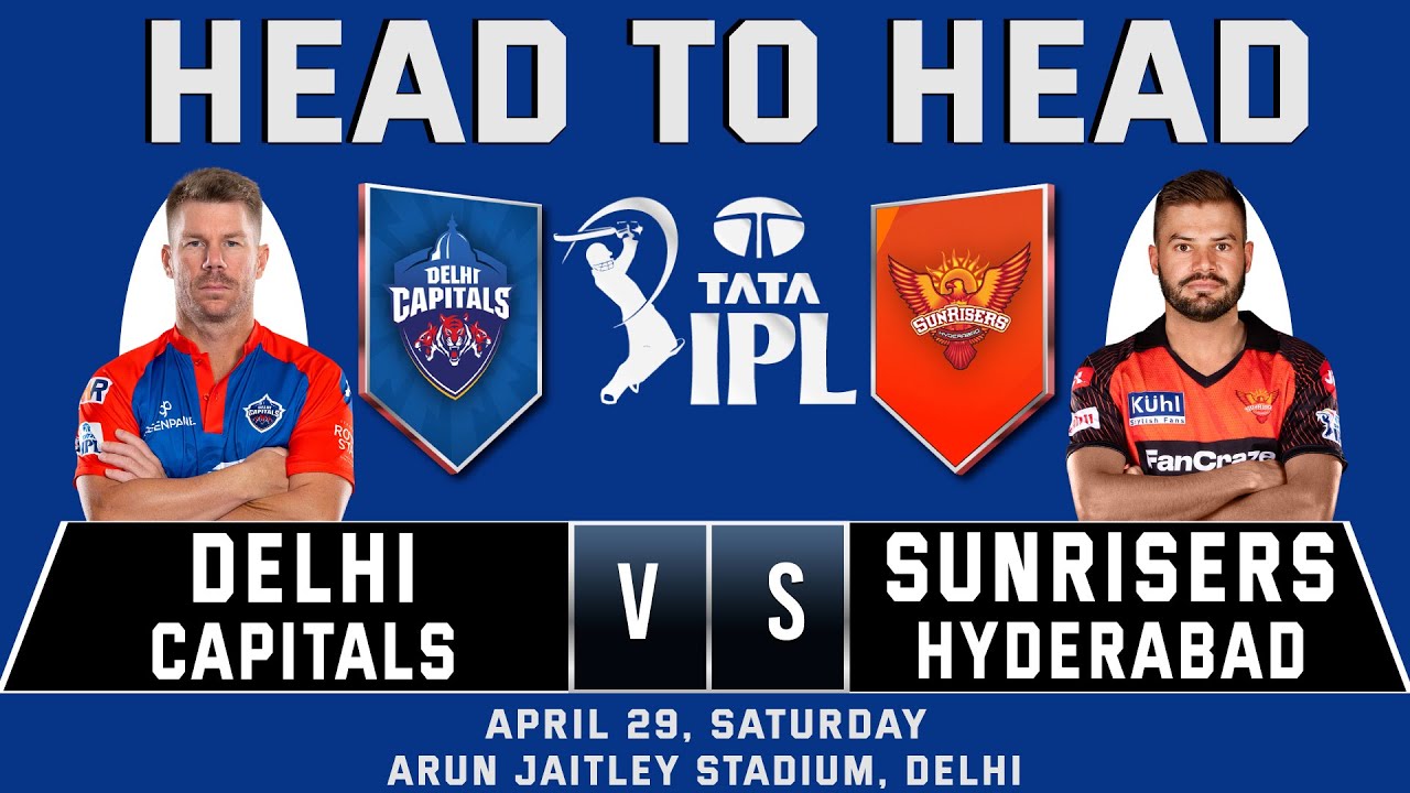 DELHI CAPITALS vs SUNRISERS HYDERABAD | Head to Head | DC vs SRH | IPL 2023 | Indian Premier League