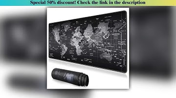 Unboxing Map Mouse Pad Large Map Desk Mat Protector Gaming Mousepads Office Table Decor Keyboard Lon