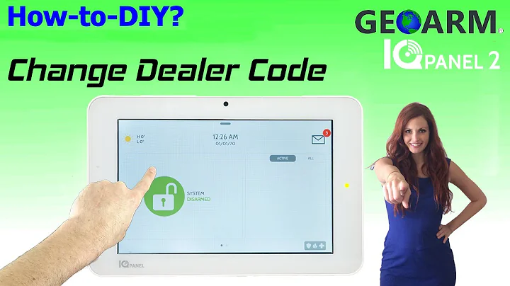 Qolsys IQ Panel 2 - How to Change Dealer Code?