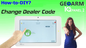 Qolsys IQ Panel 2 - How to Change Dealer Code?