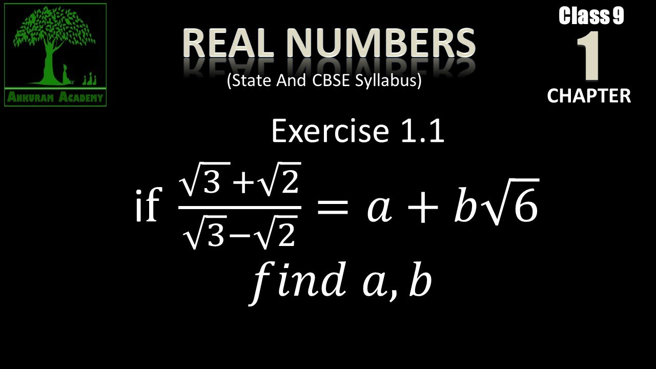 Class 9 Real numbers State and Cbse Syllabus - YouTube