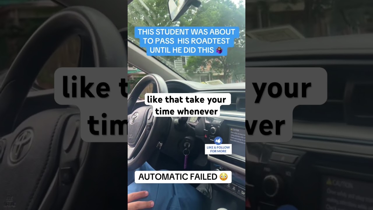 ROADTEST MISTAKE NYC STUDENTS KEEP MAKING THAT COSTING THEIR LICENSES #nycroadtest #drivinglessons