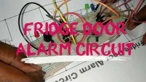 Fridge Door Alarm Circuit