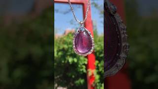 The Amulet of Avalor Inspired Glass Pendant Necklace #sofiathefirst #amuletofavalor