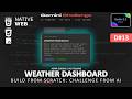 ASMR Coding: Build an Weather Dashboard from Scratch | No Talking