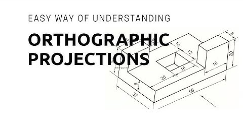 Orthographic projections  in engineering drawing/graphics, problem 2