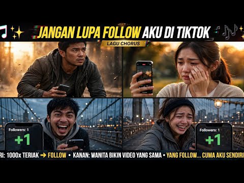 JANGAN LUPA FOLLOW AKU DI TIKTOK | Yang Follow Ternyata Cuma Aku…