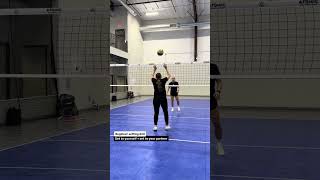 Beginner Volleyball setting drill🎉