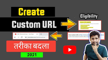 New Method | How to Create Custom URL for youtube channel | Enable custom URL on youtube in 2021