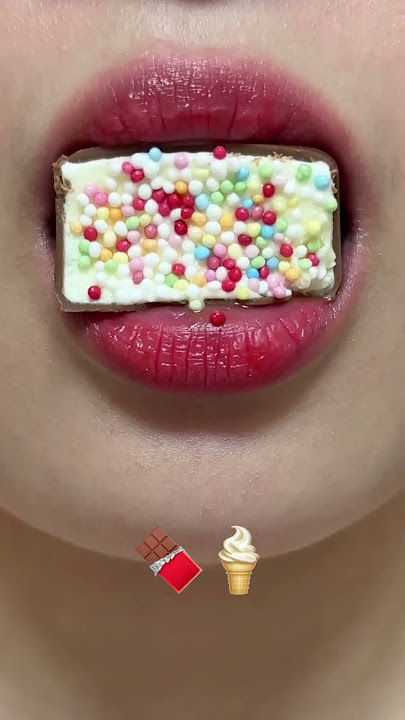 asmr CHOCOLATE ICE CREAM MUKBANG eating sounds