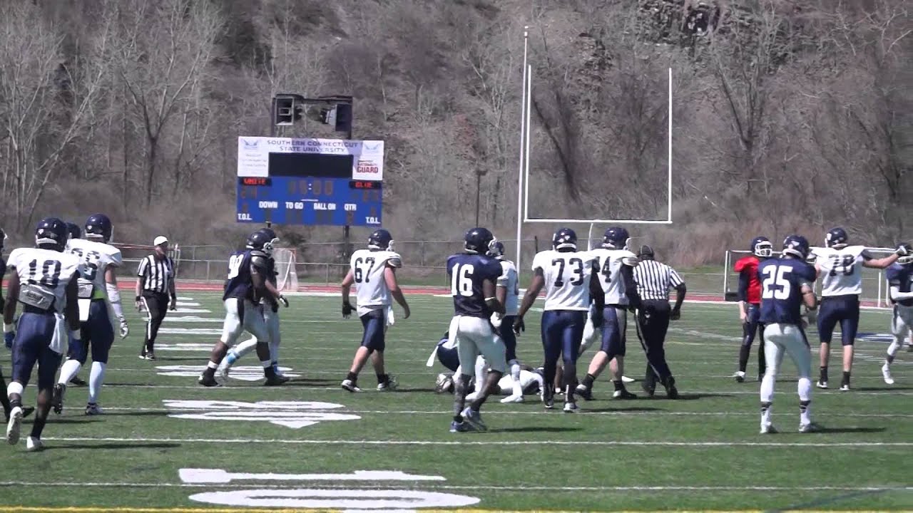 SCSU Football 2015 Spring Game Highlights - YouTube